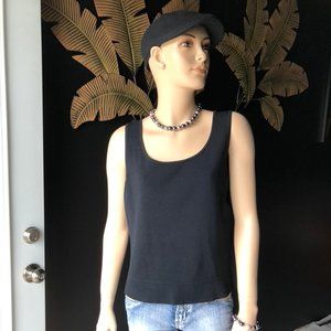 Talbots Petite Black Sleeveless Tank